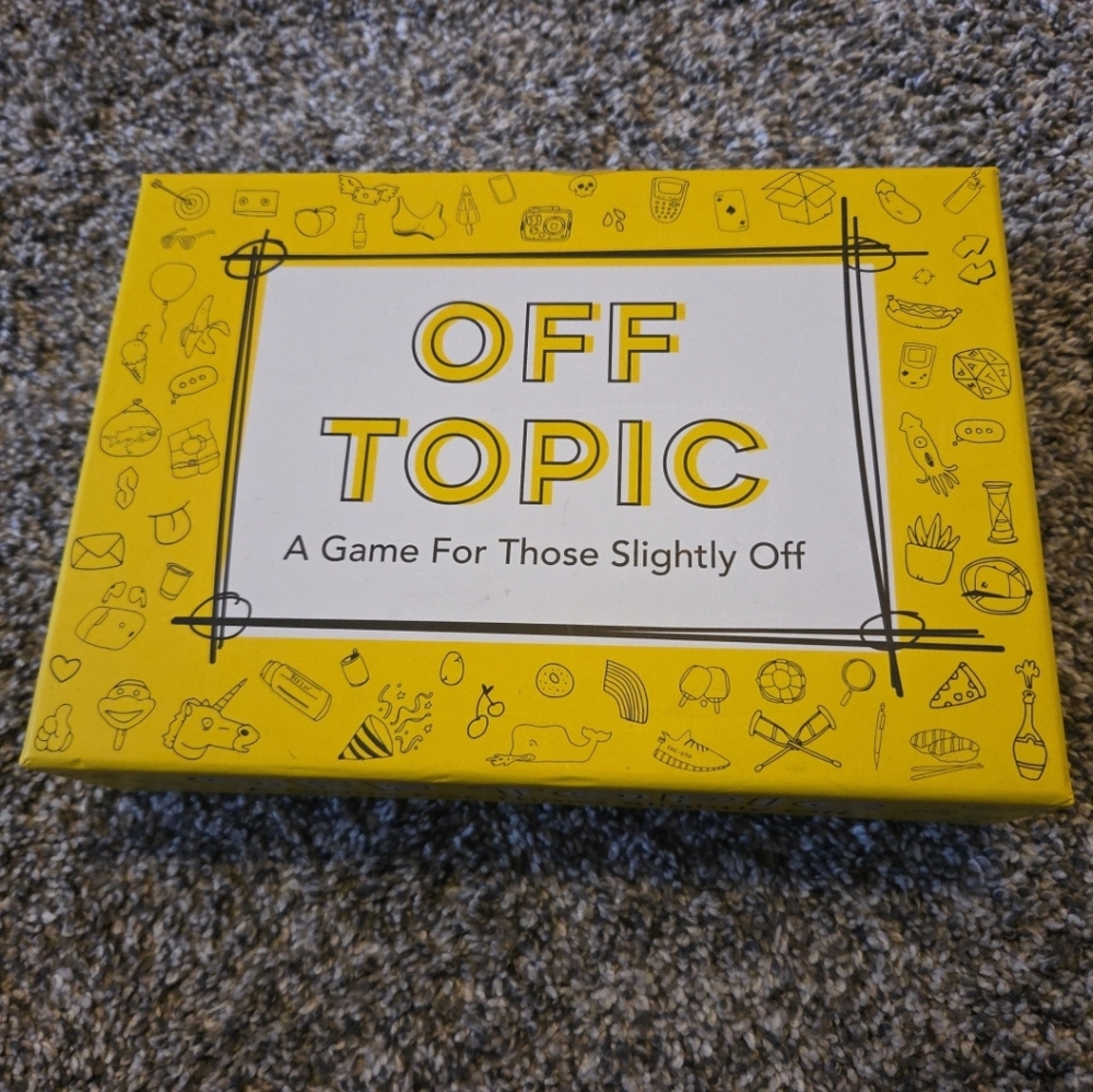 Off Topic -Party  Game / Card Game- Preowned LN Condition Complete